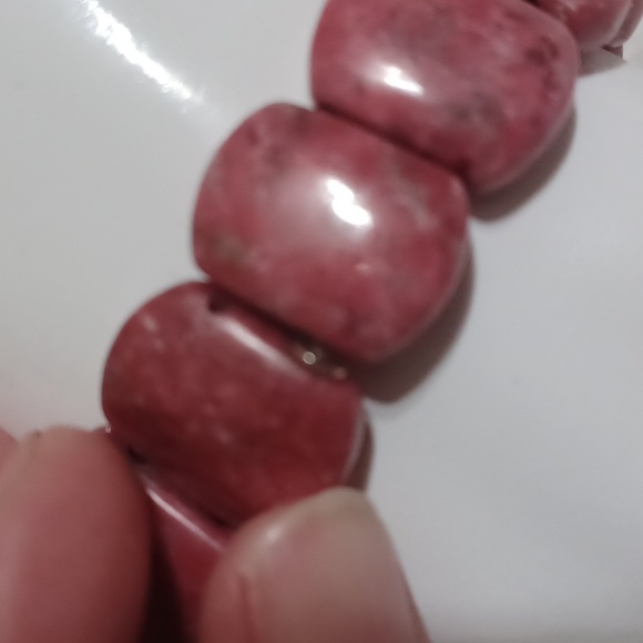 Jay King Mine Finds Rhodonite Stretch Bracelet NEW - Picture 4 of 7